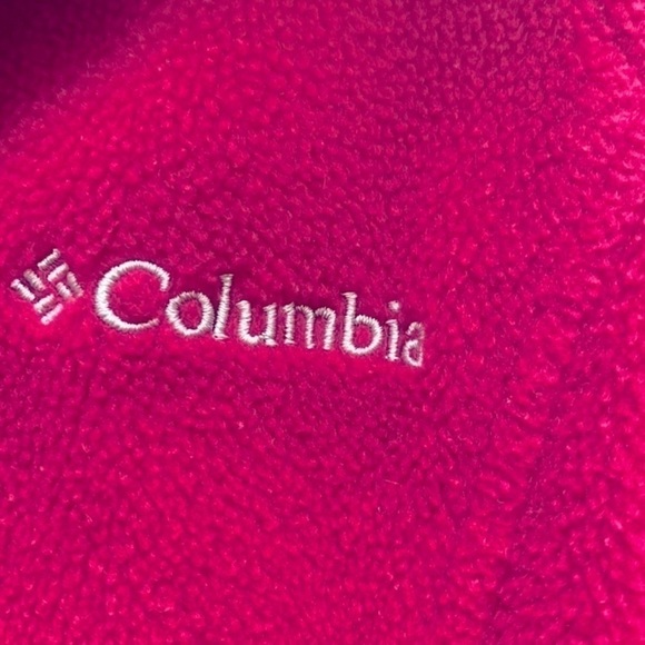 Columbia full zip up light jacket sweatshirt size small pink - Picture 5 of 9